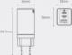 Ładowarka Baseus GaN3 1x USB-A 2x USB-C 1.5 A (BSU3480BLK) 5