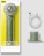Wentylator Baseus Baseus mini wentylator wiatrak powerbank z wbudowanym kablem USB Typ C 4000mAh zielony (ACFX010106) 4