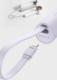Wentylator Baseus Baseus mini wentylator wiatrak powerbank z wbudowanym kablem Lightning 4000mAh niebieski (ACFX010003) 5