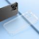 Baseus Baseus Frosted Glass Case etui pokrowiec do iPhone 13 Pro sztywna obudowa z żelową ramką czarny (ARWS001001) 4