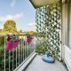 ProGarden Krata kratka ażurowa ze sztucznymi liśćmi osłona na balkon taras sztuczne rośliny bluszcz 180x90 cm 1