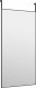 vidaXL vidaXL Lustro na drzwi, czarne, 50x100 cm, szkło i aluminium 3