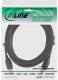 Kabel USB InLine USB-A - USB-A 5 m Czarny (34350S) 1