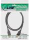 Kabel USB InLine USB-A - USB-A 1 m Czarny (34310S) 1