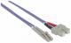Intellinet Network Solutions Patchcord światłowodowy LC/SC OM4 50/125um Duplex Multimode, 3m, fioletowy (750936) 1