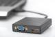Adapter USB Digitus USB HDMI D-Sub (VGA), Czarny (DA-70843) 3