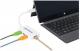 HUB USB Manhattan 1x RJ-45  + 3x USB-A 3.0 (507578) 9