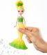 Lalka Barbie Mattel Dreamtopia - Bąbelkowe małe syrenki, żółta (DVM97/DVM99) 3