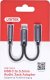 Adapter USB Unitek USB-C - Jack 3.5mm + USB-C Srebrny  (M205A) 2