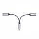 Adapter USB Unitek USB-C - USB-C x2 Srebrny (M206A) 7