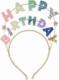 Meri Meri Opaska do włosów Happy Birthday brokatow a jeden rozmiar 1