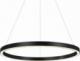 Lampa wisząca Light Prestige Czarna lampa wisząca Midway pierścień LED metalowy 3000K 35W 1
