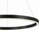 Lampa wisząca Light Prestige Czarna lampa wisząca Midway pierścień LED metalowy 3000K 35W 2