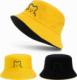 Aleszale Kapelusz Dzieci Rybacki Bucket Hat Lato Dwustronny - Czap-Ryb-Mis-Zol-Cza 1