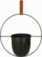 H&S Decoration Donica wisząca metalowa 30 cm 3