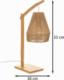 Lampa stołowa Atmosphera Lampka nocna e27 Biurkowa Ozdobna lampa 40W Abażur 2