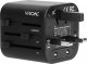 Orno GOworld uniwersalny adapter podróżny do ponad 200 krajów świata, 100-240V, 8A,TA-1 4