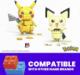 Mattel mega construx pokemon pikachu pichu raichu klocki 3