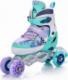 Rolki Meteor Blueberry rekreacyjne regulowane turkusowe r. 38-41 5