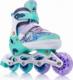Rolki Meteor Blueberry rekreacyjne regulowane turkusowe r. 38-41 7