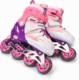 Rolki Meteor Rox rekreacyjne regulowane różowe r. 34-37 3