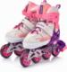 Rolki Meteor Rox rekreacyjne regulowane różowe r. 30-33 2