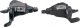 Microshift Manetki MICROSHIFT MEZZO, Para, 8.rzędowe(3x8), Kompatybilne z Shimano, Thumb Tap, Optyczny Wskaźnik Przełożeń (NEW) 1
