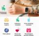 Smartwatch Rubicon RNCE86 Złoty + różowy pasek 4