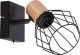 Kinkiet Paulmann Kinkiet ścienny Lanka max. 1x20W E14 230V  czarny/drewno 1