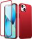 Joyroom Joyroom 360 Full Case etui pokrowiec do iPhone 13 obudowa na tył i przód + szkło hartowane czerwony (JR-BP927 red) 1