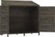vidaXL vidaXL Szopa ogrodowa, antracytowa, 102x52x112 cm, lite drewno jodłowe 4