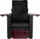 Azzurro FOTEL SPA DO PEDICURE Z MASAŻEM PLECÓW AZZURRO 101 CZARNY 12