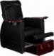 Azzurro FOTEL SPA DO PEDICURE Z MASAŻEM PLECÓW AZZURRO 101 CZARNY 3