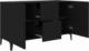 vidaXL Komoda, czarna, 100x36x60 cm 6
