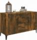 vidaXL Komoda, przydymiony dąb, 100x36x60 cm 4