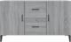 vidaXL vidaXL Komoda, szary dąb sonoma, 100x36x60 cm 5