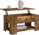 vidaXL vidaXL Stolik kawowy, przydymiony dąb, 79x49x41 cm 4
