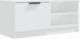 vidaXL Szafka pod telewizor, biała, 80x35x36,5 cm 2