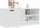 vidaXL Szafka pod telewizor, biała, 80x35x36,5 cm 4