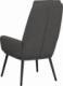 vidaXL vidaXL Fotel, ciemnoszary, obity tkaniną 5