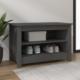 vidaXL vidaXL Szafka na buty, szara, 70x38x45,5 cm, drewno sosnowe 1