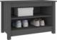 vidaXL vidaXL Szafka na buty, szara, 70x38x45,5 cm, drewno sosnowe 4