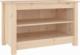 vidaXL vidaXL Szafka na buty, 70x38x45,5 cm, lite drewno sosnowe 1