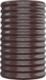 vidaXL vidaXL Donica ogrodowa, malowana proszkowo stal, 260x40x68 cm, brąz 4