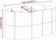 vidaXL vidaXL Donica ogrodowa, malowana proszkowo stal, 152x80x68 cm, zielona 6