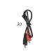 Kabel USB Vakoss microUSB - microUSB 0.5 m Czarny (TC-U1295K) 1