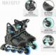 Rolki Nils Extreme NA14217 rekreacyjne czarne r. 39 8