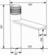 Bateria umywalkowa Mexen Mexen Zero+ bateria umywalkowa, czarna/złota - 71600-75 1