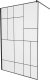 Mexen Mexen Kioto ścianka prysznicowa 130 x 200 cm, transparent/czarny wzór 8 mm, czarny - 800-130-101-70-78 1