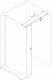 Mexen Mexen Kioto ścianka prysznicowa 130 x 200 cm, transparent/czarny wzór 8 mm, czarny - 800-130-101-70-78 4